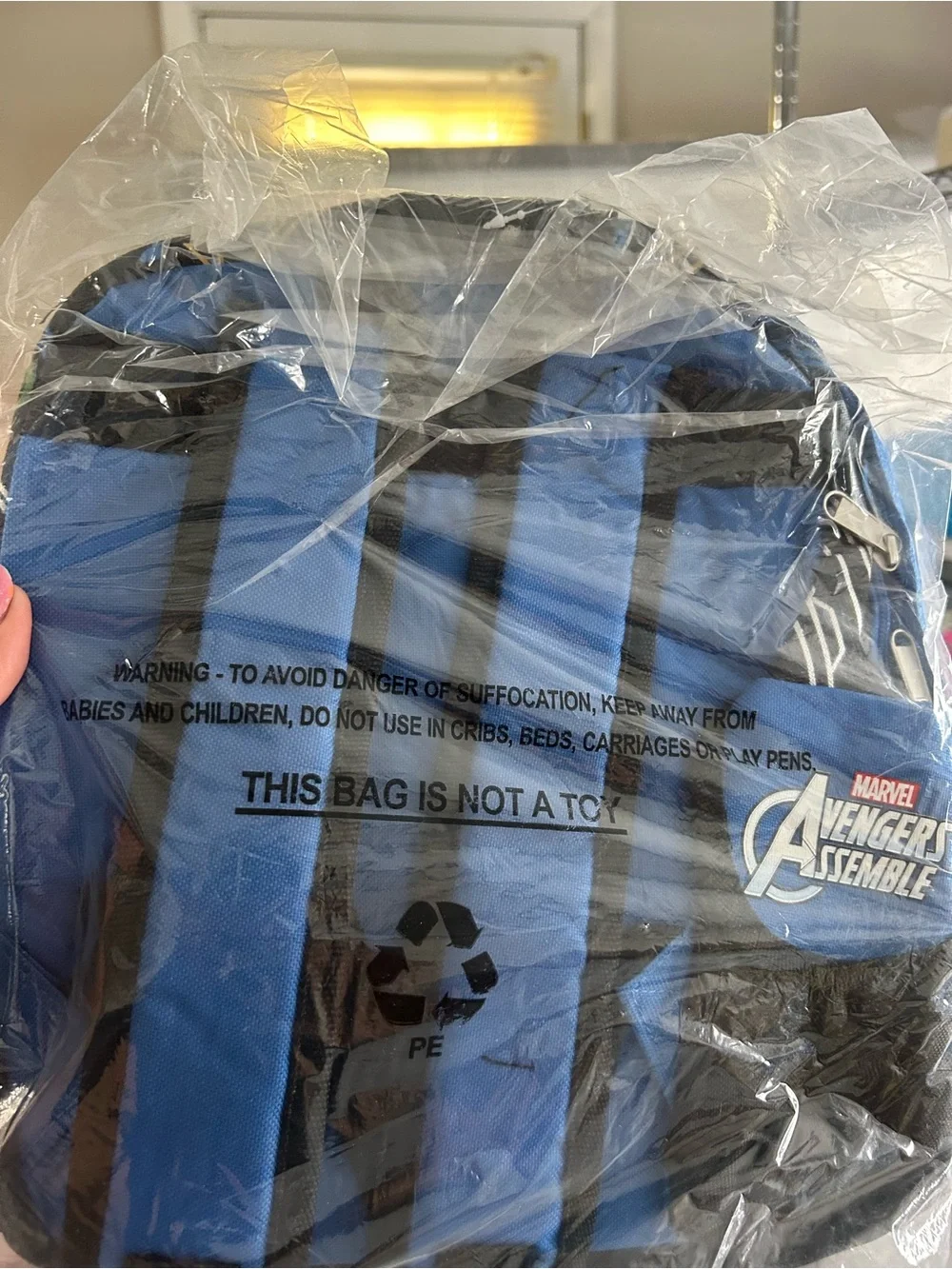 Marvel Avengers Kids Backpack - Blue Black Red